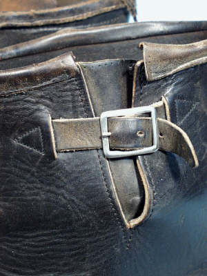 Tradditional Chippewa Strap and Triangle Stiching