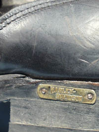 Harley label on heal