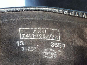 The inside markings