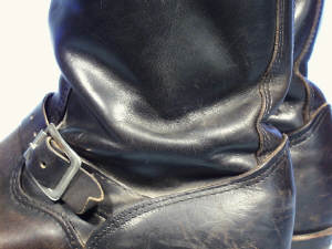 Heavy leather with character!