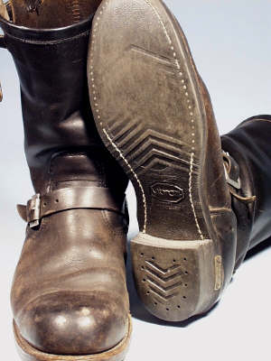 The heavy soles!