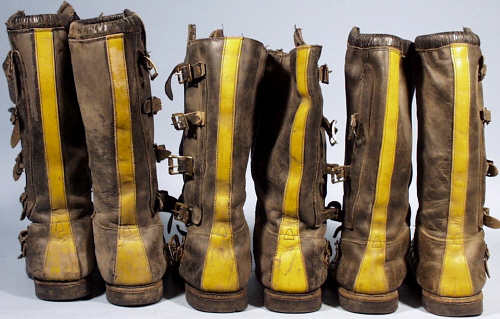 3 Pairs of Old MX Boots