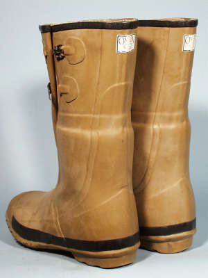 Red Ball Tan Boots